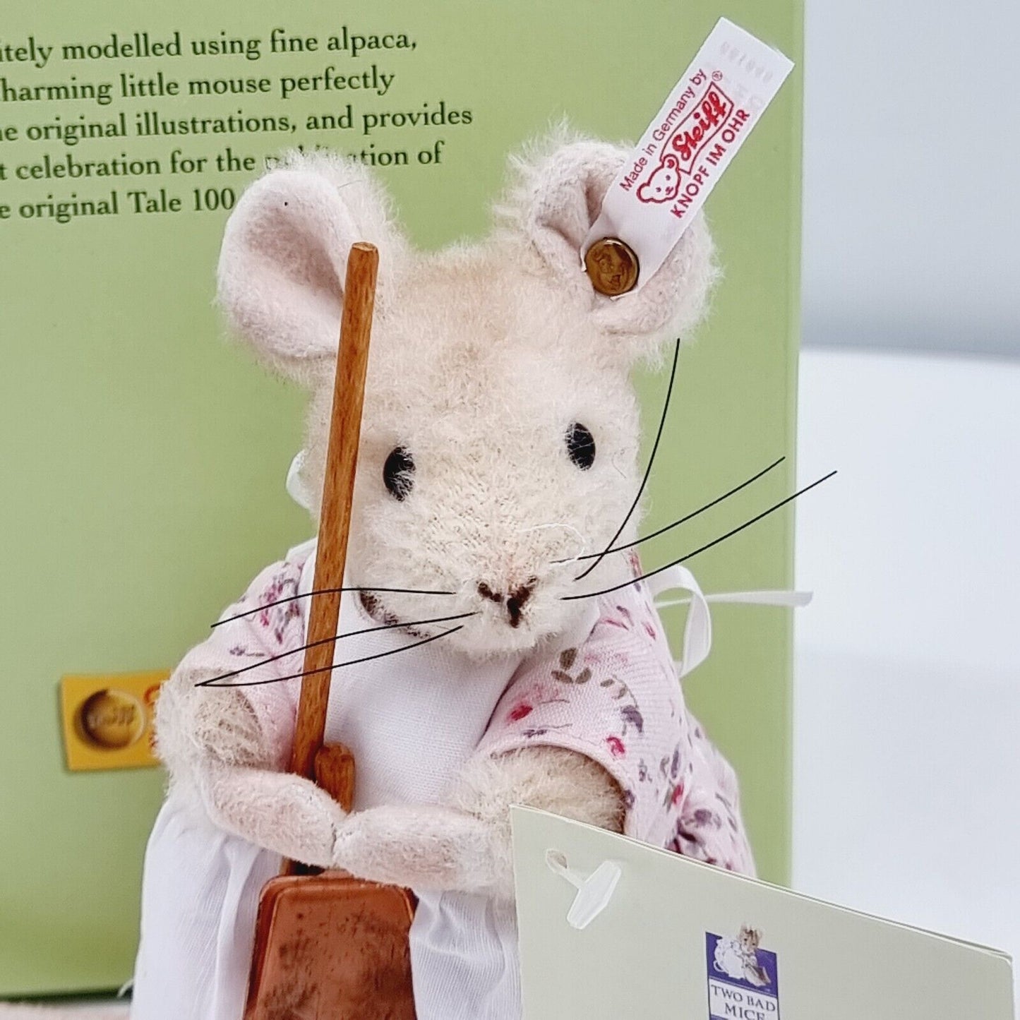 Steiff 661648 Beatrix Potter Hunca Munca Maus limitiert 1500 aus 2004 12 cm