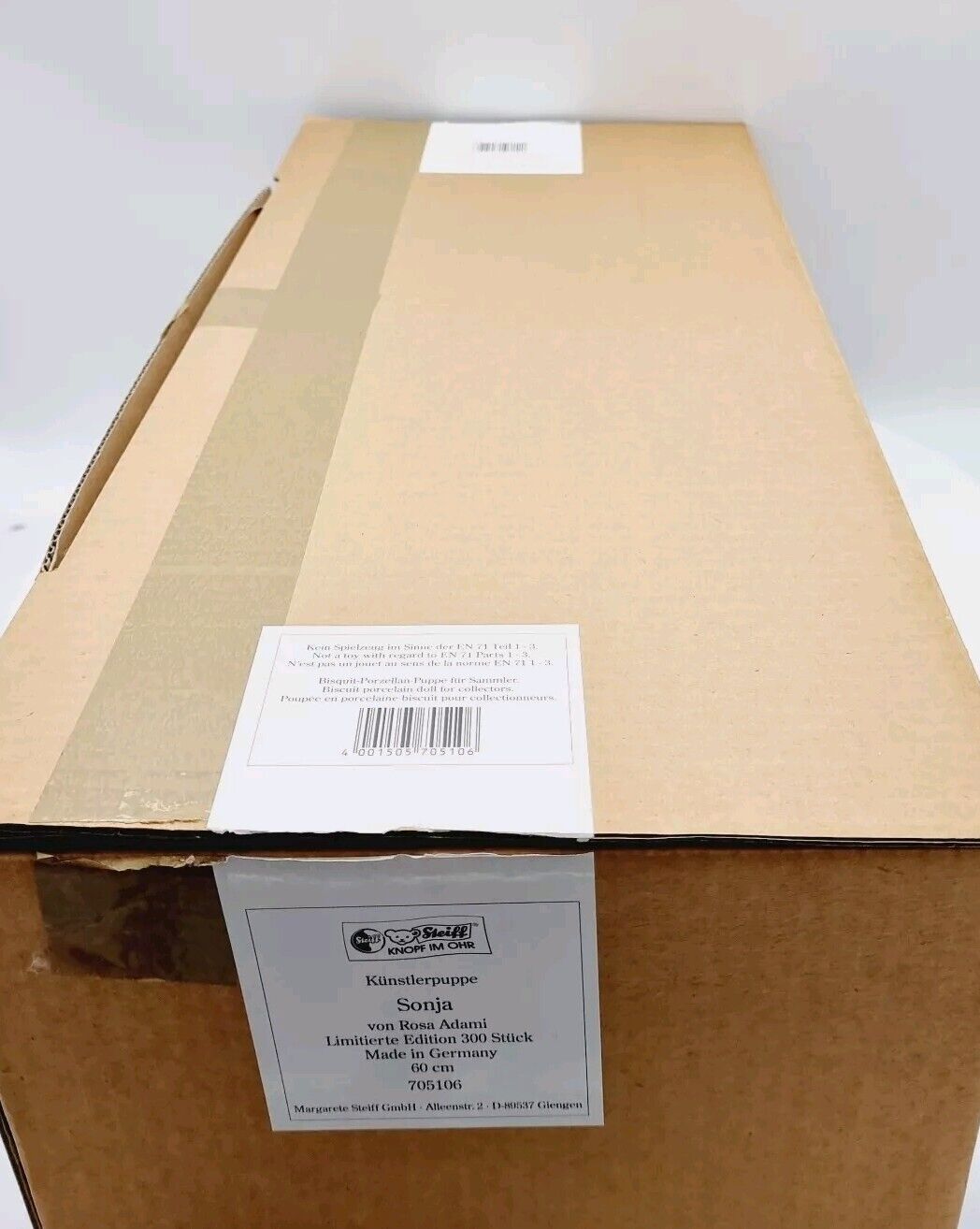 Steiff Rasa Adami Puppe Sonja 60 cm 705106 limitiert 300 Exemplare