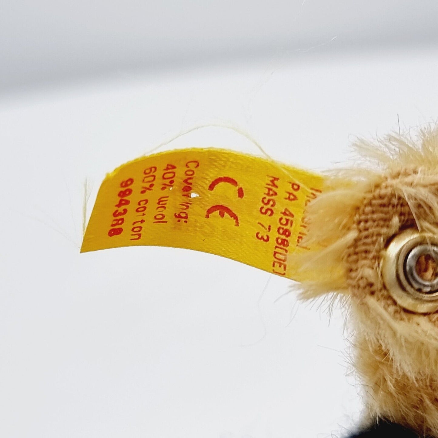 Steiff 994388 ADAC Teddybär mit schwarzem Pullover Kleeblatt grün Anhänger