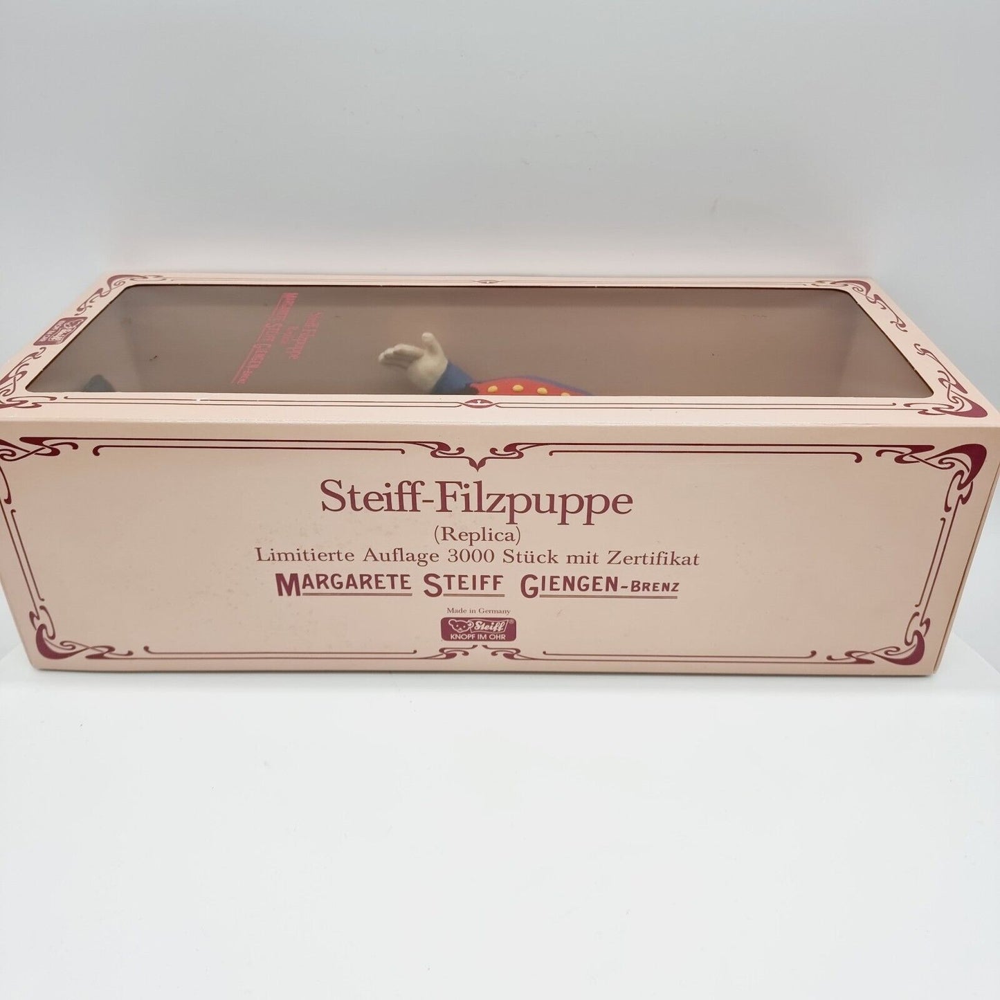 Steiff 9112/45 Filzpuppe Kleinbauer Jörg Replica 1904 limitiert 3000 aus 1987