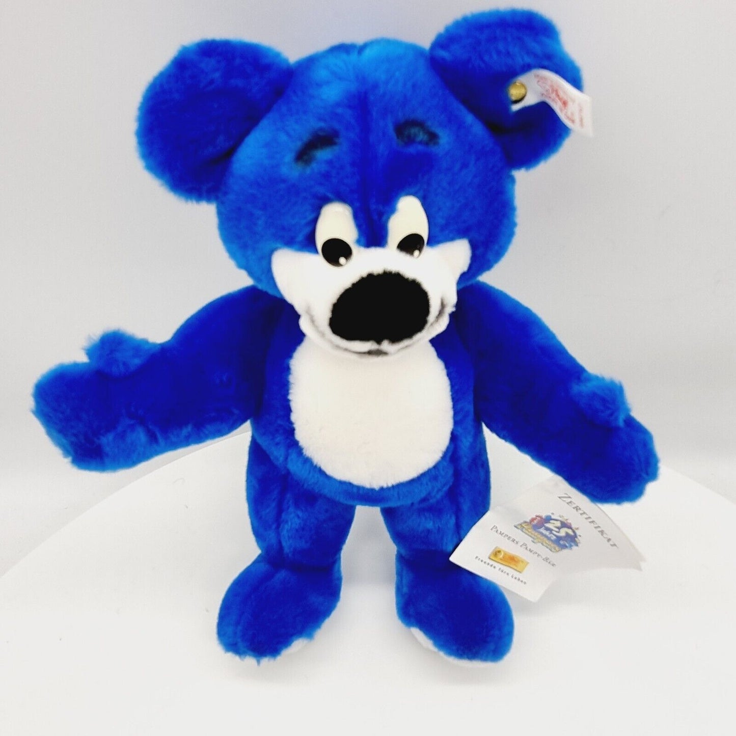 Steiff 996757 Pampers Pampy-Bär Teddybär 30 cm blau limitiert 5000 Jahr 1998