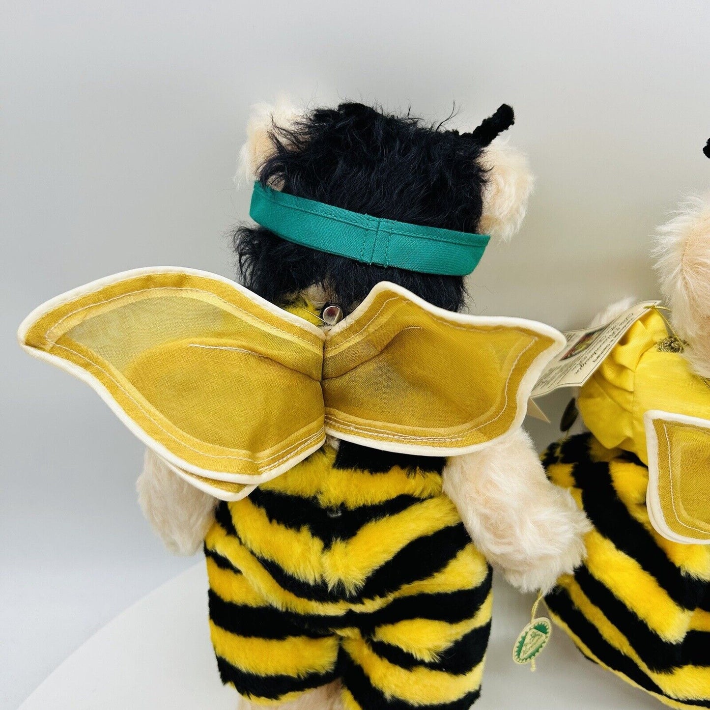 Set Hermann Coburg Bienenkönigin und Hummel Heinrich limitiert 50 32 cm Mohair