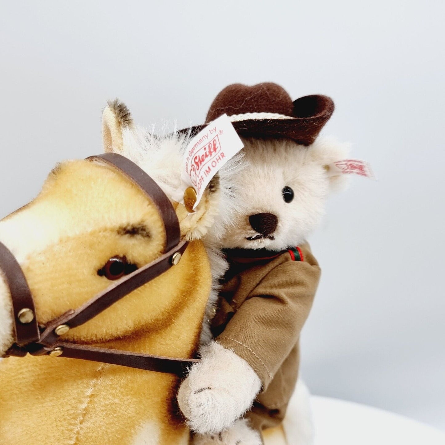 Steiff 038457 Rough Rider limitiert 1858 aus 2008 18 cm und 30 cm Mohair