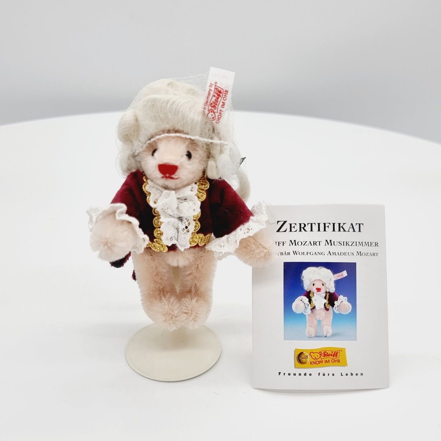 Steiff Teddybär Wolfgang Amadeus Mozart 9 cm 672385 limitiert 5000 2006