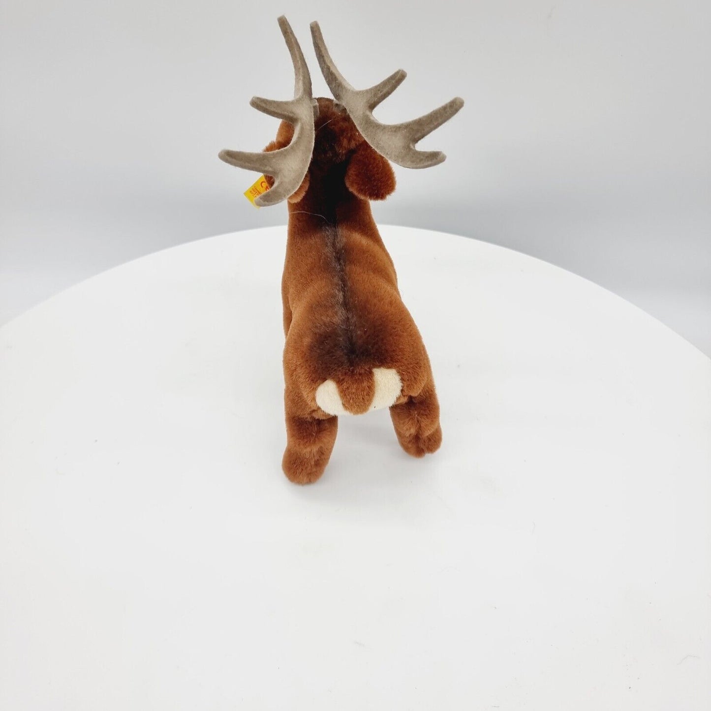 Steiff 045479 Hirsch Tier mit Knopf und Fahne 19 cm