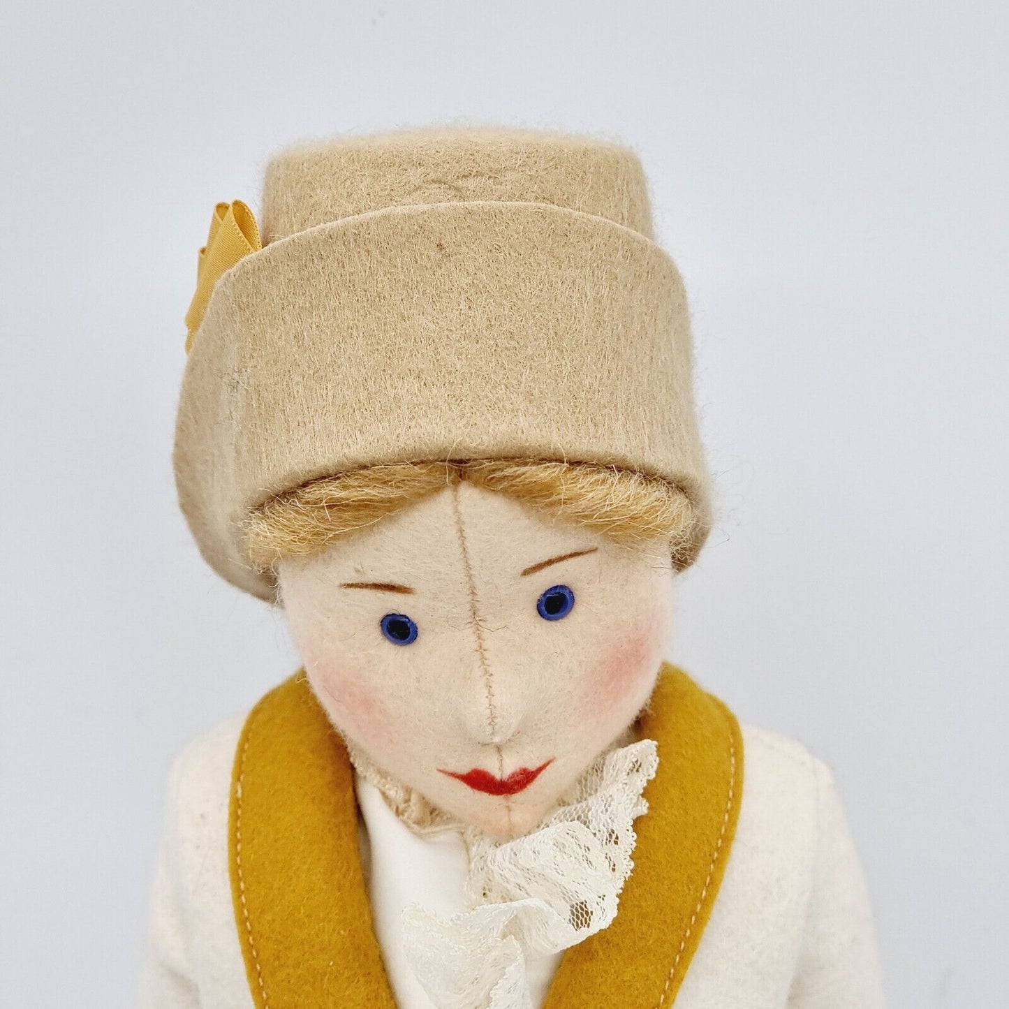 Steiff 9100/45 Filzpuppe Tennisdame Betty Replica 1913 limitiert 3000 aus 1986