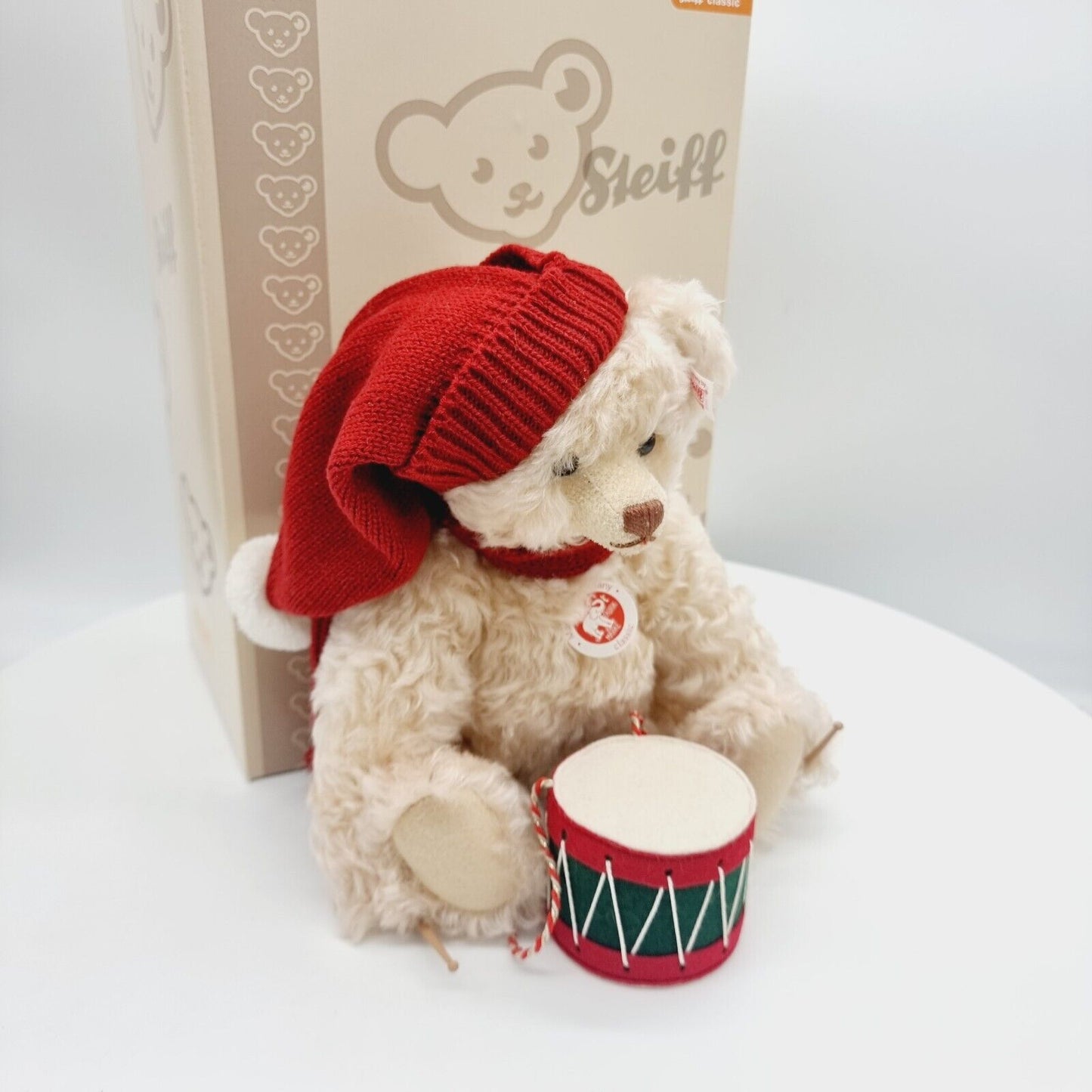 Steiff 037368 Teddybär Trommler limitiert 2007 aus 2007 30cm Mohair