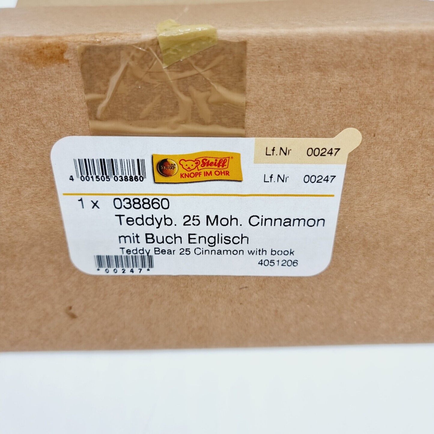 Steiff Teddybär mit Buch 038860 EAN 038853 limitiert Zertifikat OVP Mohair