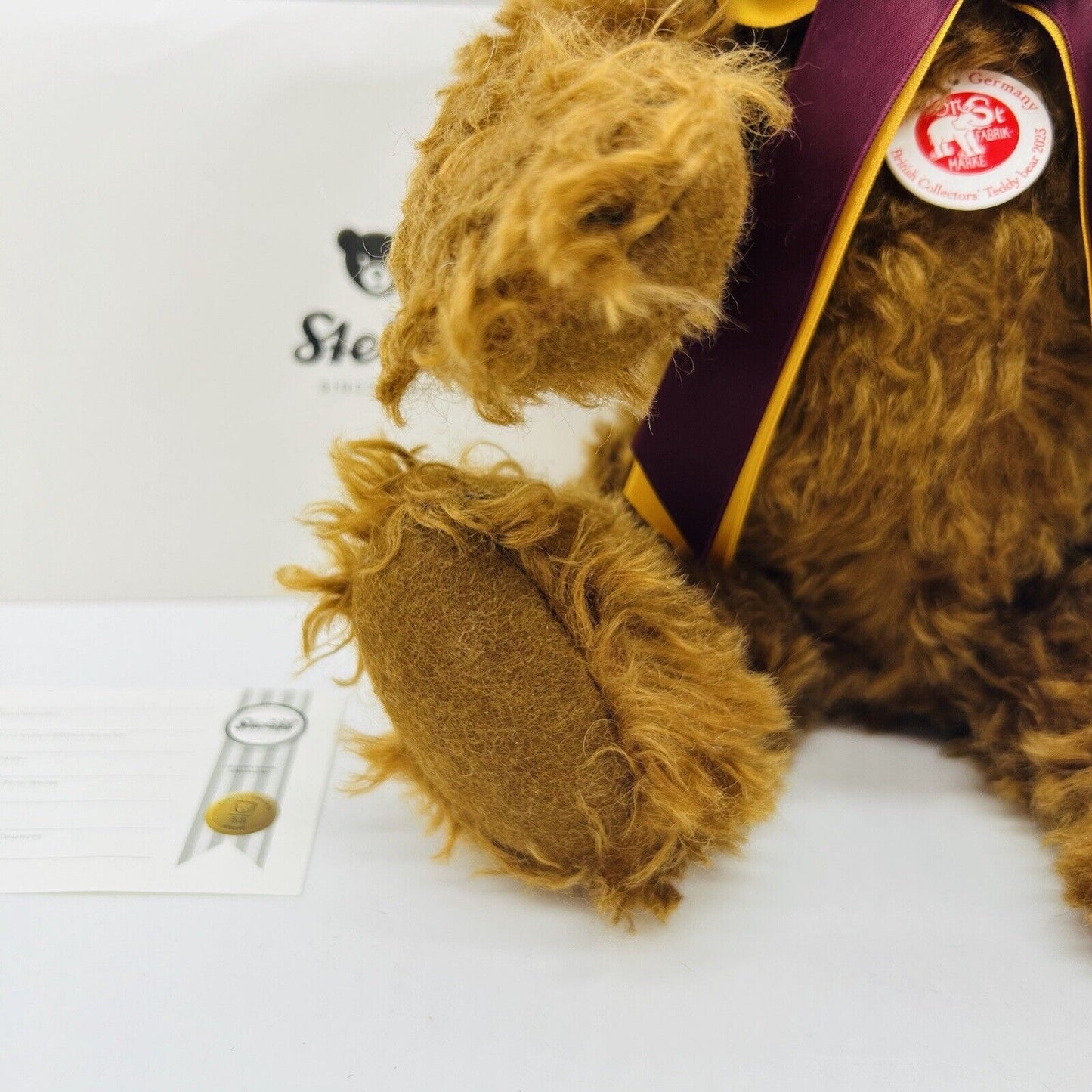 Steiff 691447 Teddybär British Collectors Bear 2023 limitiert 2000 34 cm Mohair