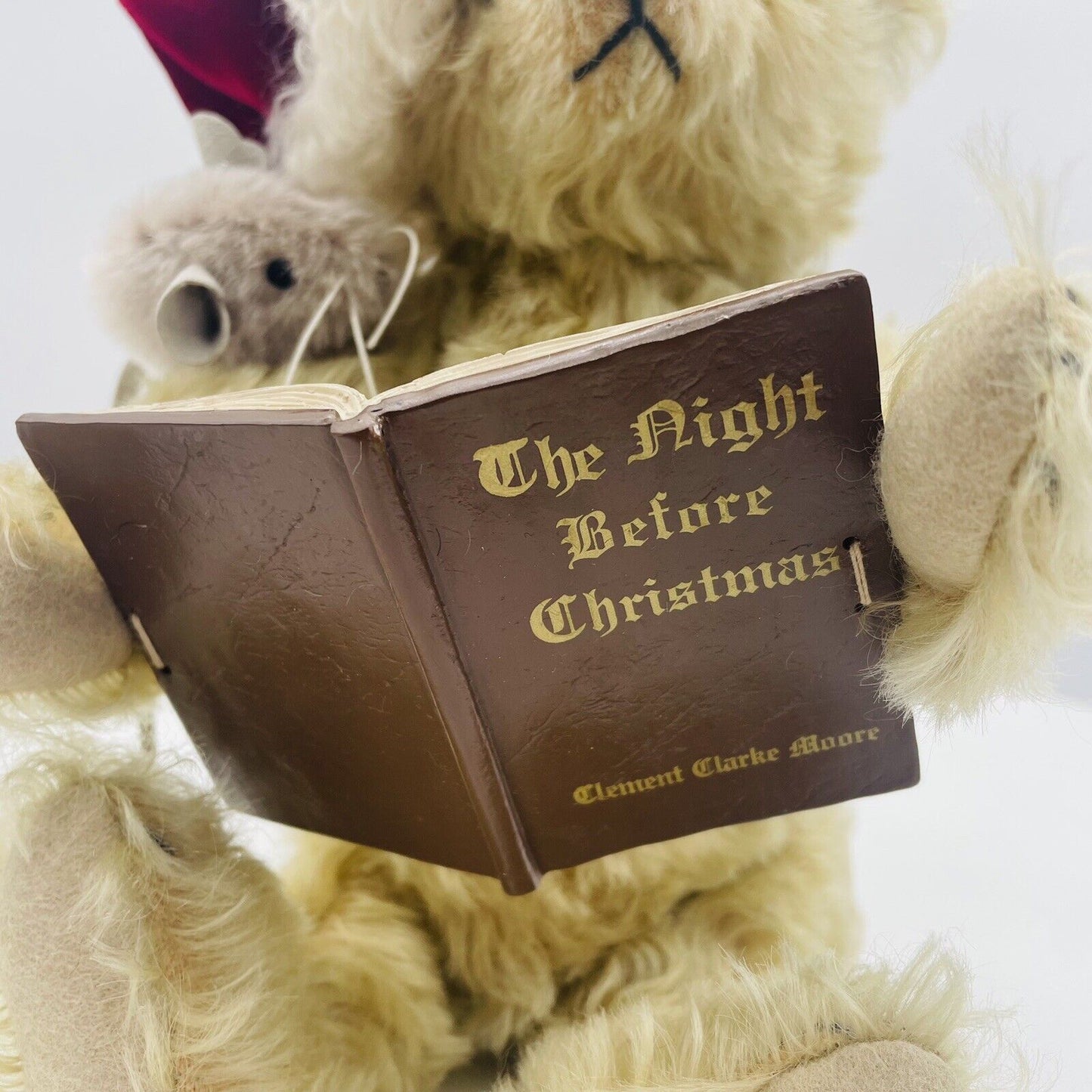 Steiff Teddybär XMAS Bear 668012 Night before Christmas limitiert 2005 30cm
