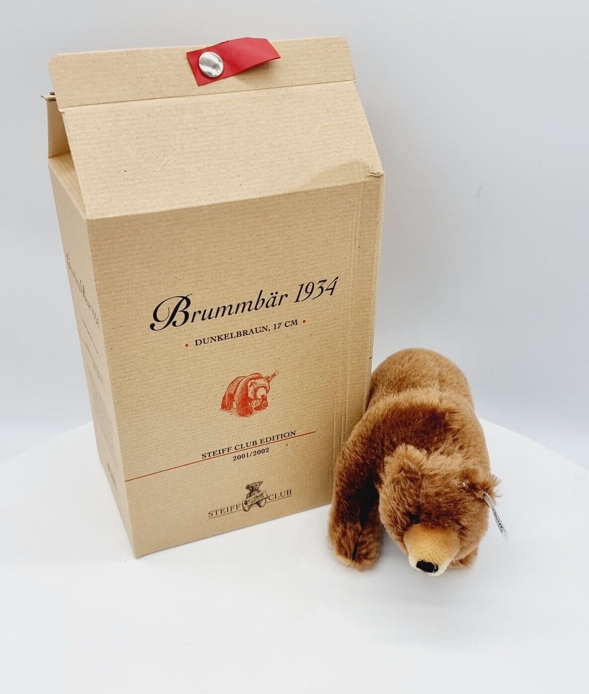 Steiff 420252 Brummbär 1934 Braunbär 17 cm Club Edition 2001 / 2002