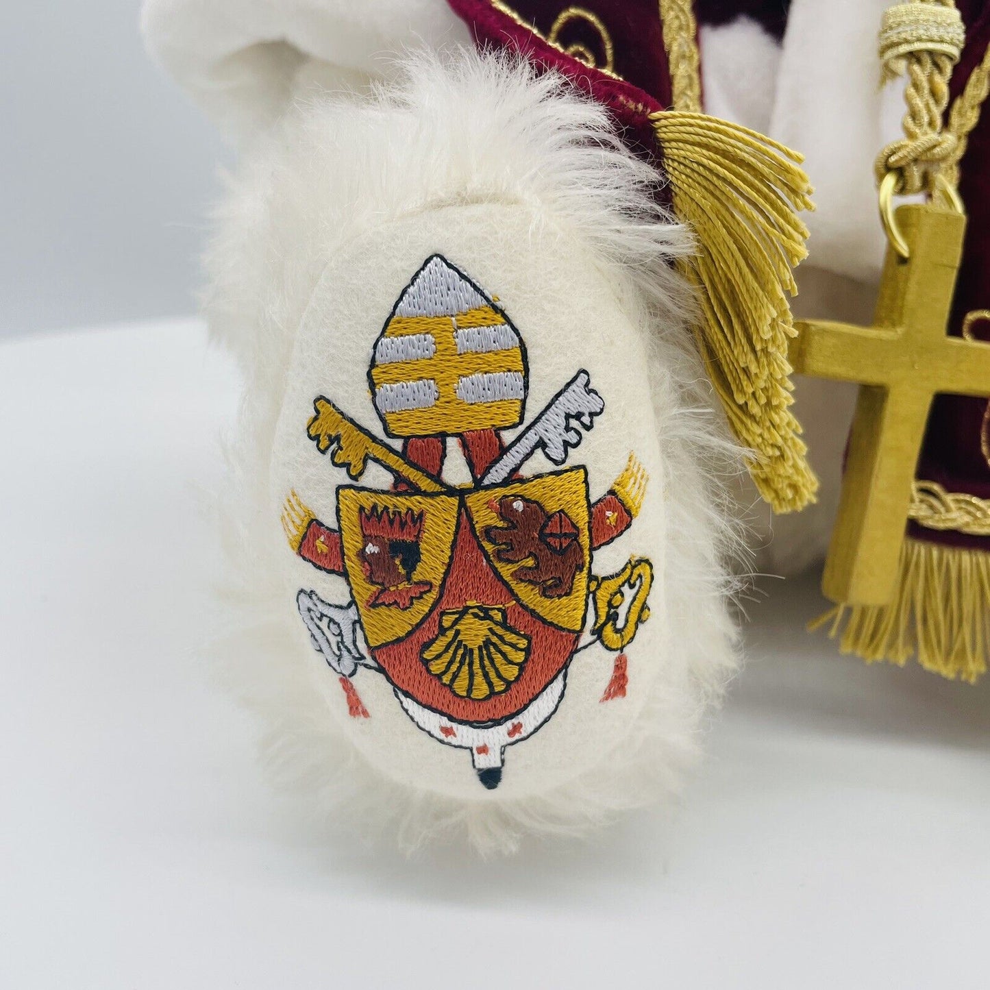 Hermann Coburg Teddybär Papst emerito Benedikt XVI limitiert 265 40cm