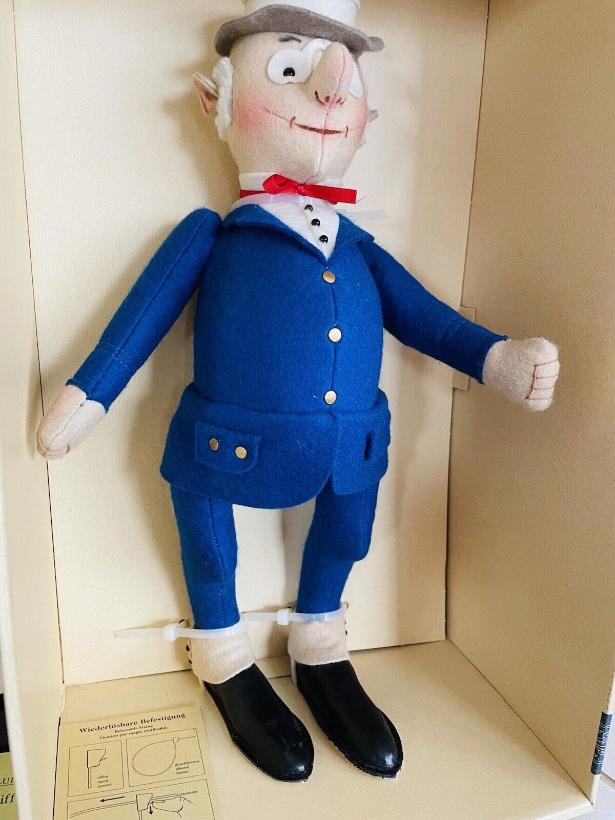 Steiff Grandpa Foxy 1906 Filzpuppe 35 cm limitiert 411687 NEU OVP Zertifikat