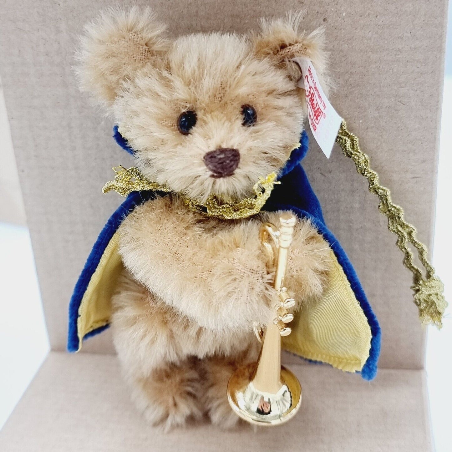 Steiff 037887 Teddybär Trompeter Ornament beige 11 cm 2003 limitiert 5000