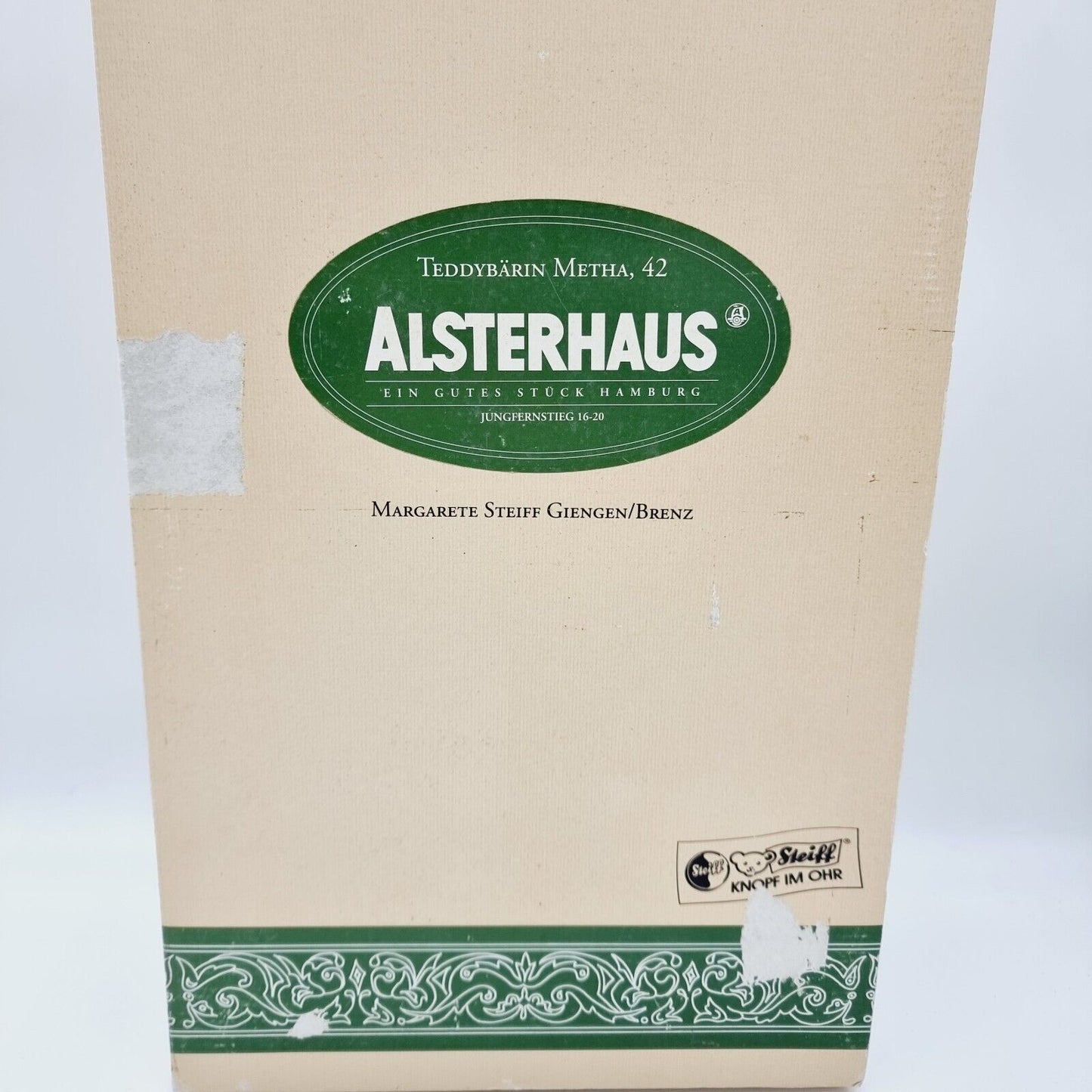 Steiff Teddybär Metha Fischerin 655210 Alsterhaus 42 cm 1996 limitiert 1500