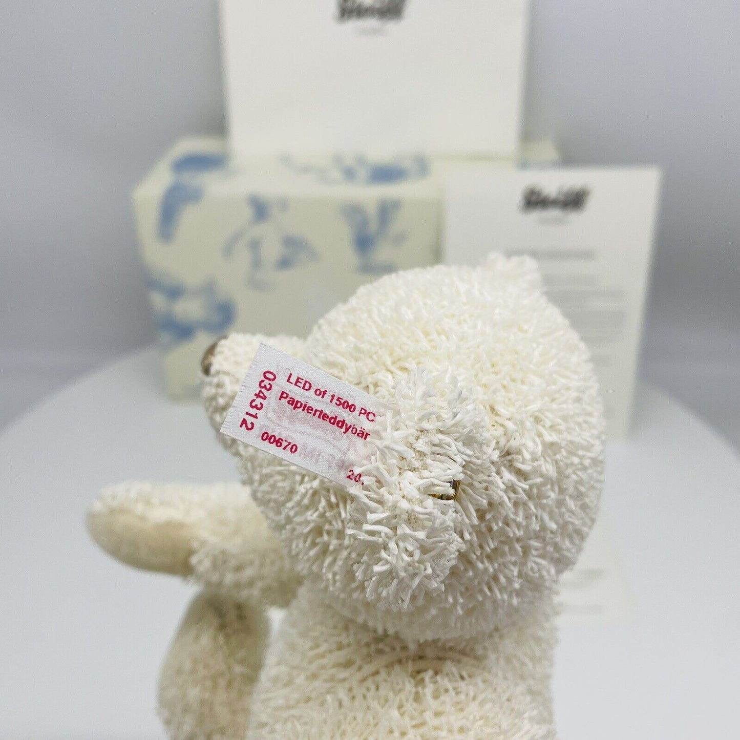 Steiff Papierteddybär 034312 limitiert 1500 aus 2014 28cm Papierplüsch