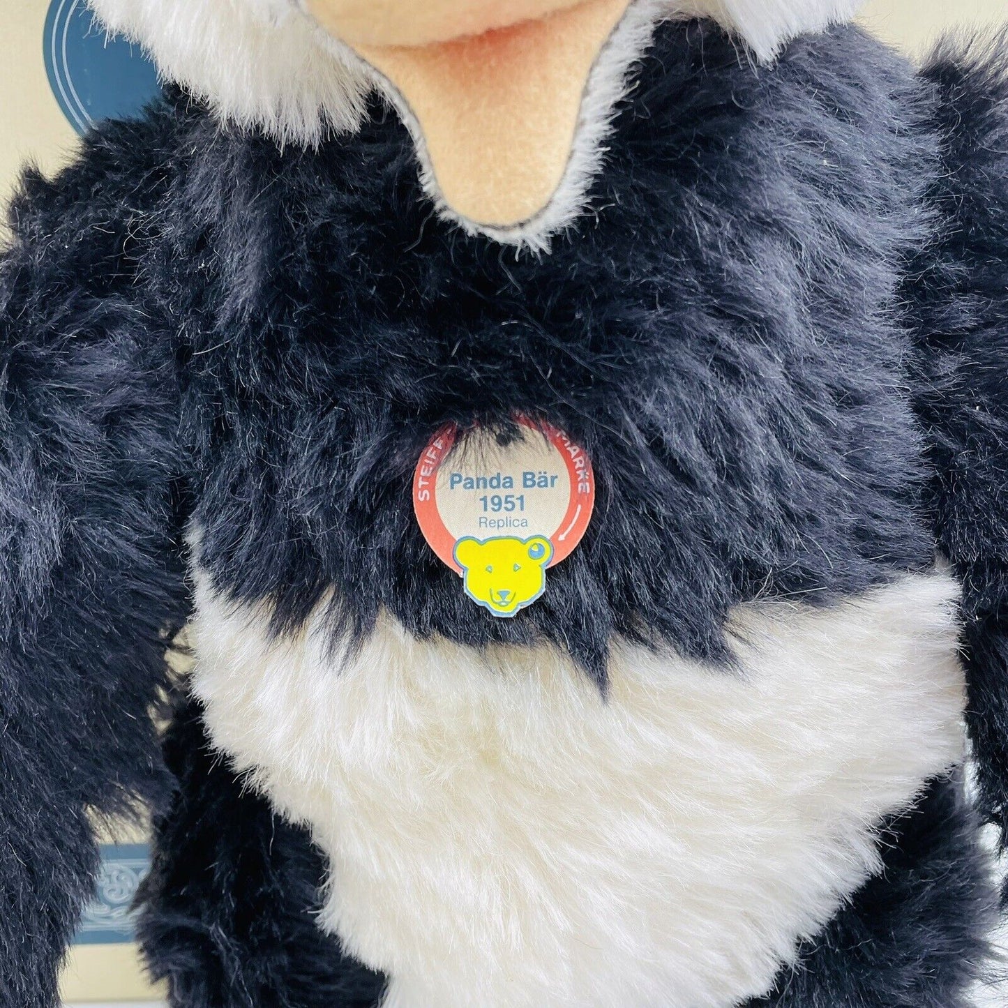 Steiff Panda Bär Replica 1951 408335 limitiert 3000 aus 1995 50cm Mohair