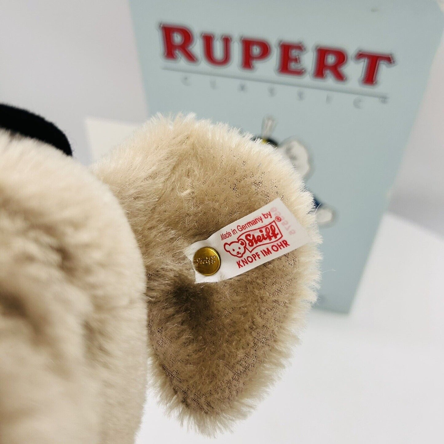 Steiff 653575 Edward Trunk aus Rupert limitiert 1500 aus 2008 28 cm Mohair