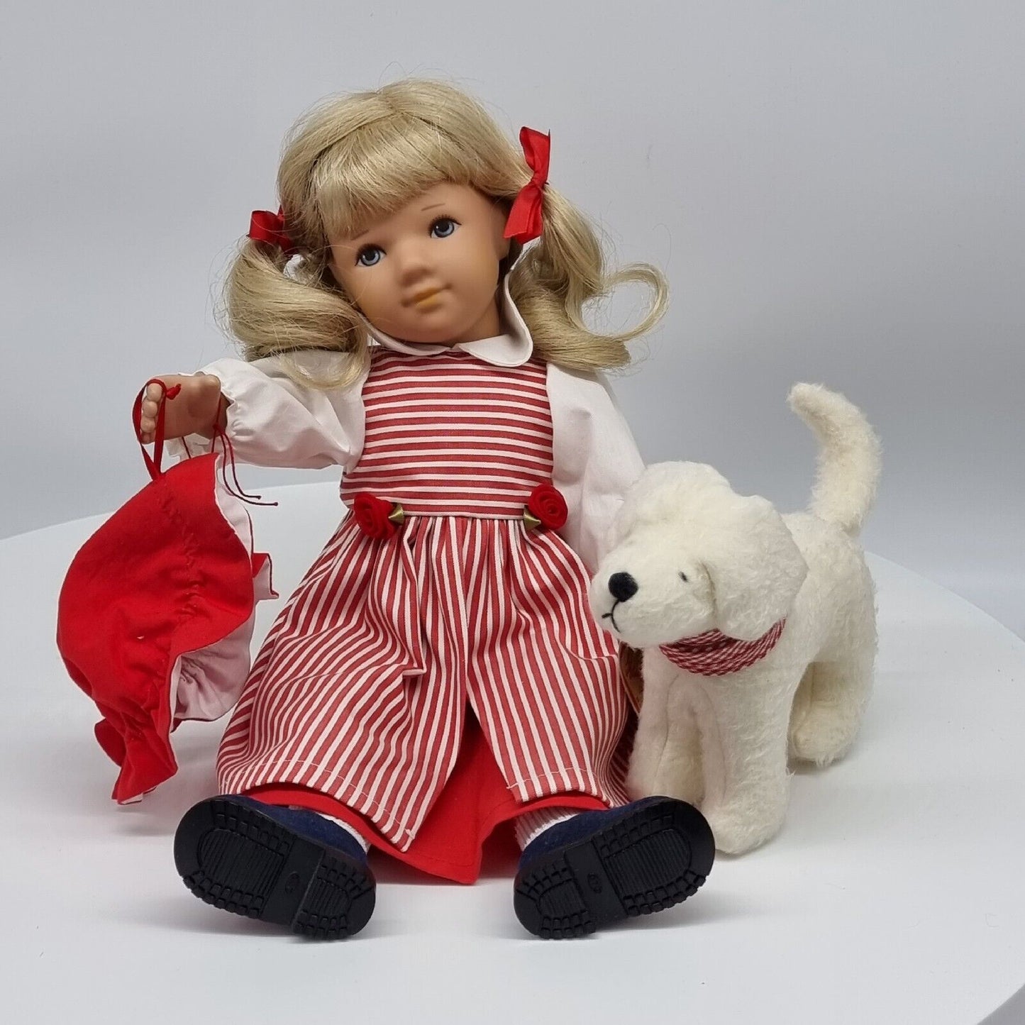 Käthe Kruse Puppe Stella 40 cm mit Hund Sammler Donauwörth