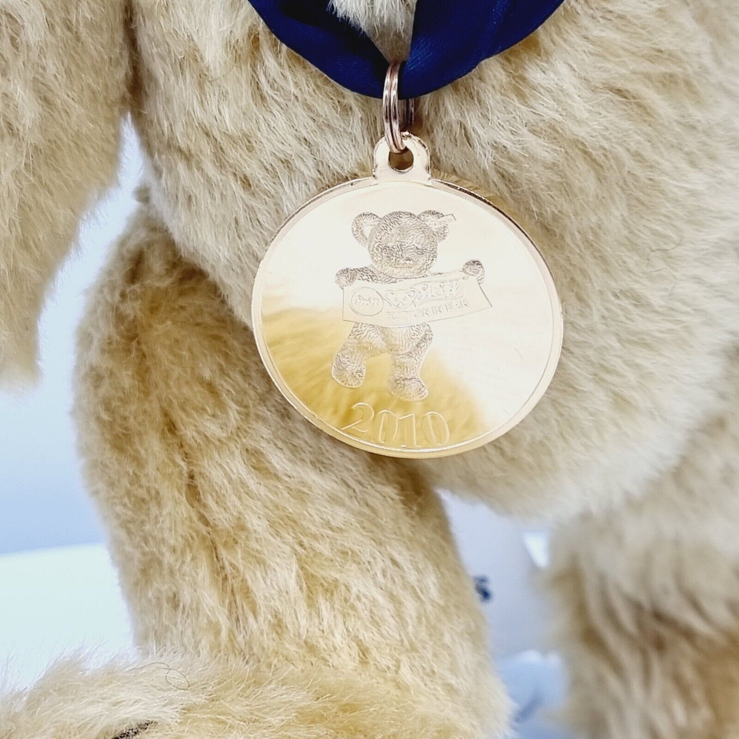 Steiff Danbury Mint 638452 Teddybär Year Bear 2010 limitiert 2010 30cm Mohair