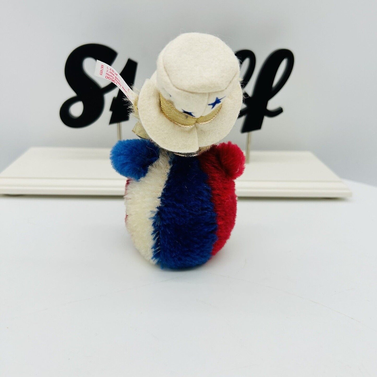 Steiff 667459 Stars and Stripes Rolly Polly limitiert 2004 North America 13 cm