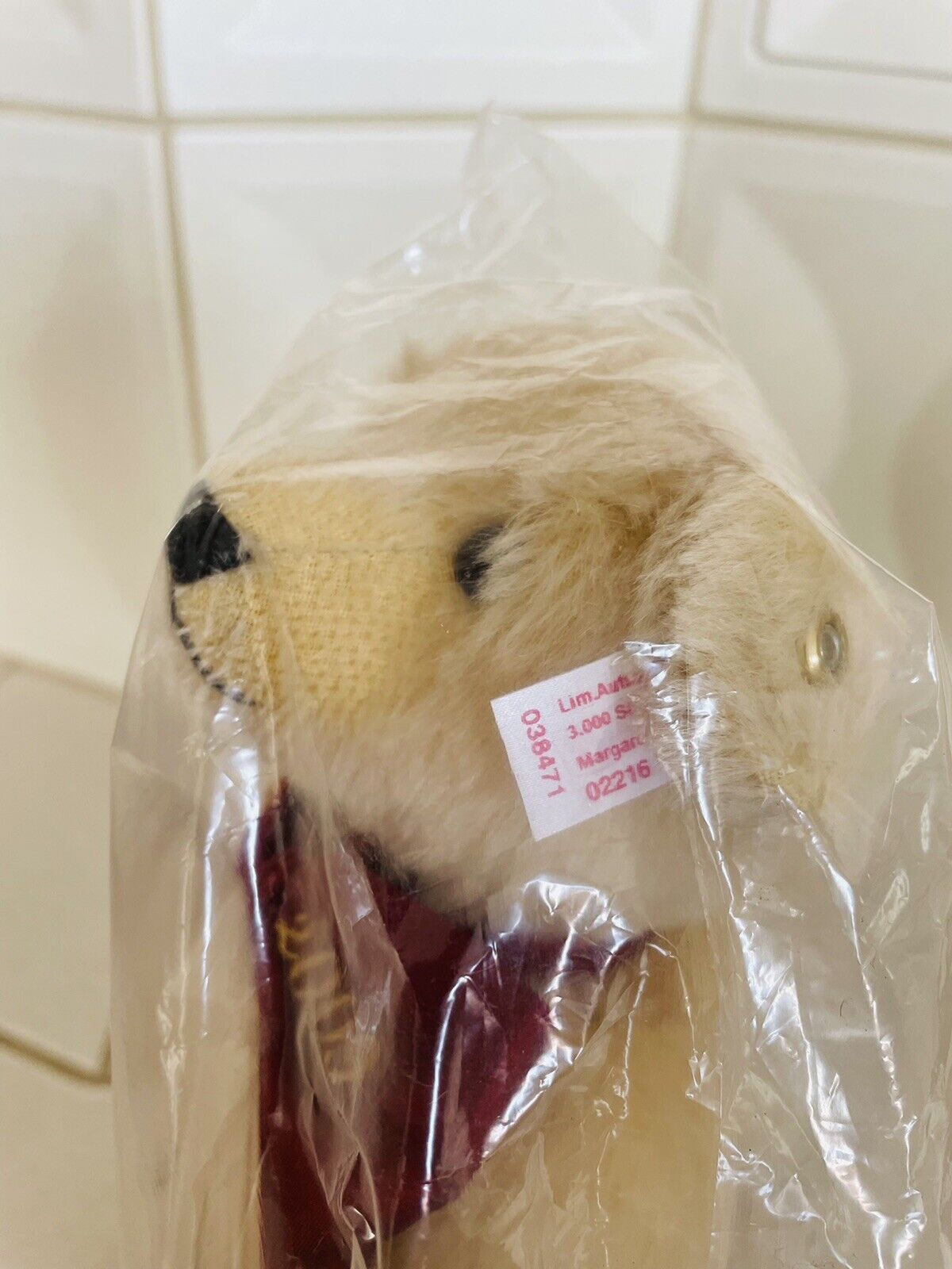Steiff Teddybär EAN 038471 Mohair 28 cm 1909 limitiert Zertifikat Sammler