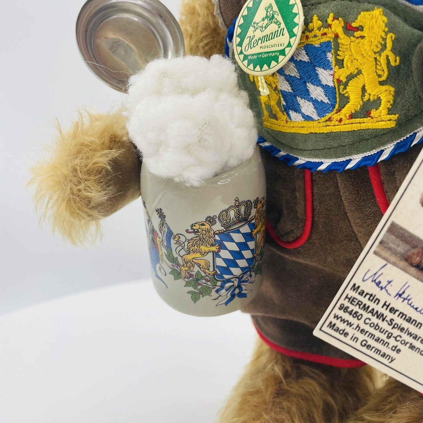 Hermann Coburg Teddybär Oktoberfest 2013 Ein Prosit der Gemütlichkeit 36cm