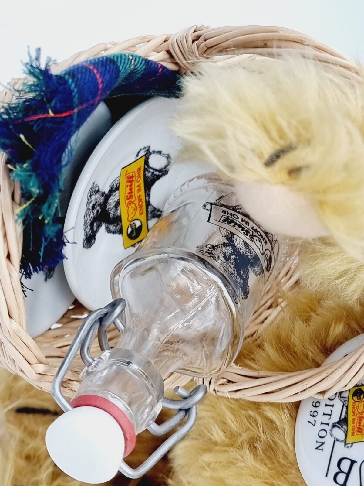 Steiff 420108 Picknick Bär 1997 Club Edition 1997/98 OVP 34 cm limitiert OVP