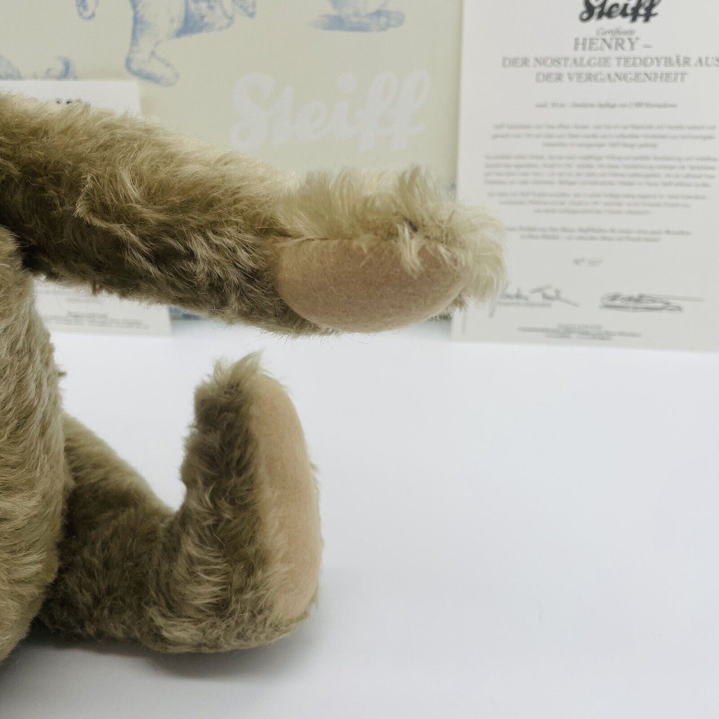 Steiff Teddybär Henry der nostalgische Bär 036392 limitiert 1500 aus 2009 38cm