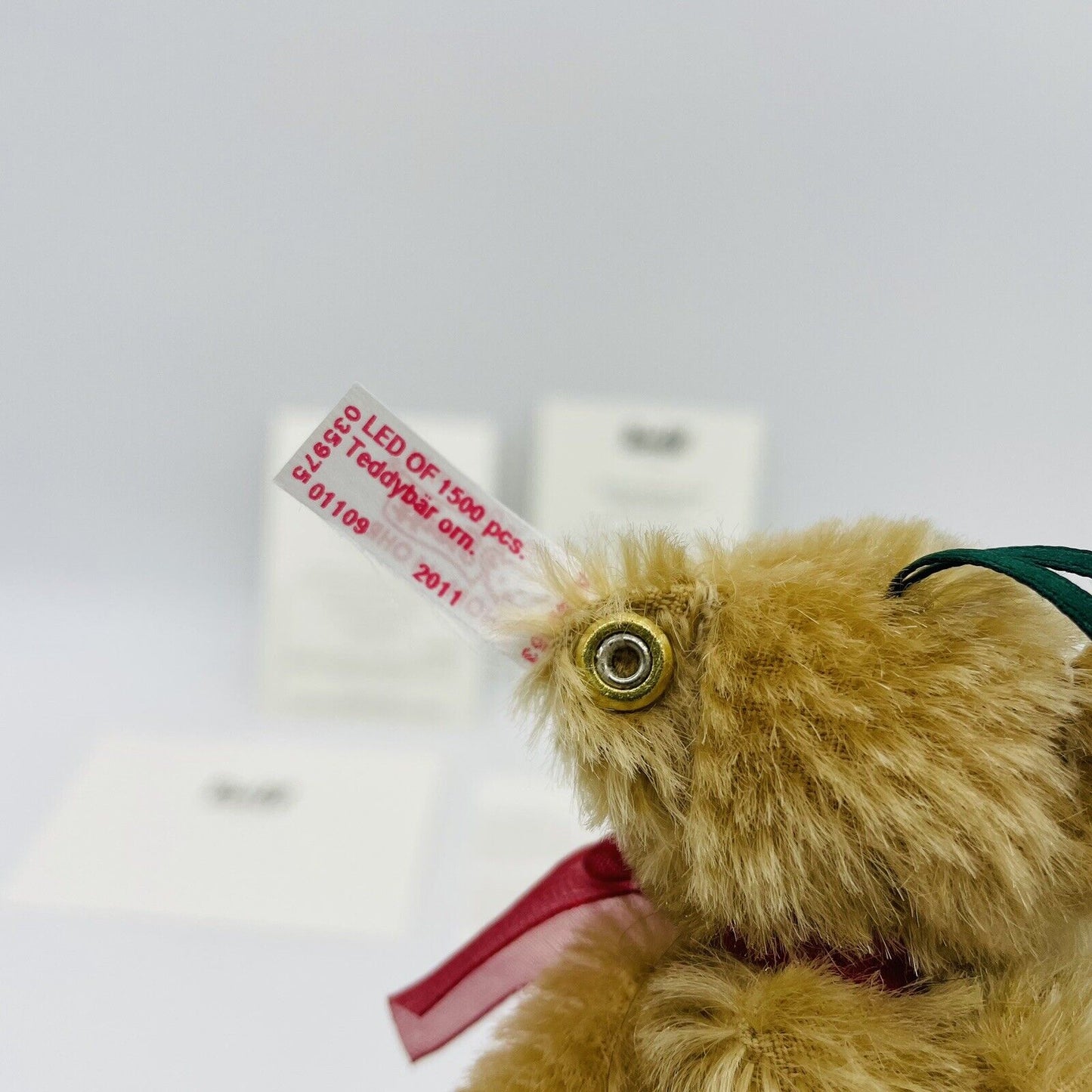 Steiff Teddybär Ilex Ornament 035975 limitiert 1500 aus 2011 10cm