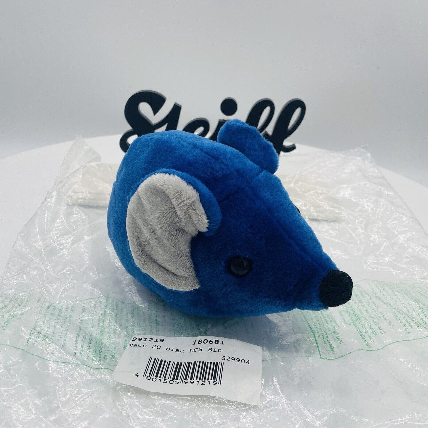 Steiff Maus blau 991219 Landesgartenschau Bingen 2008 20cm