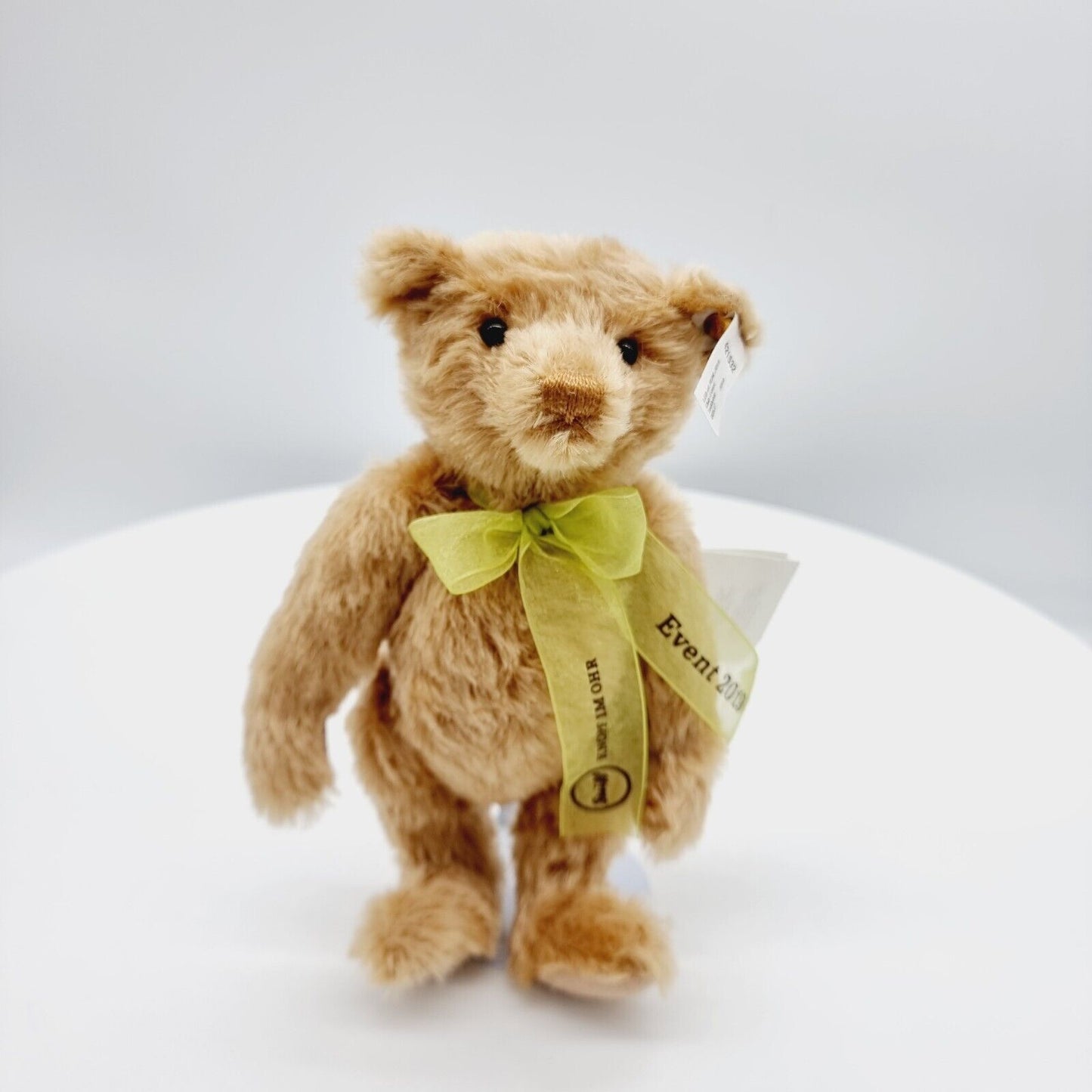 Steiff 421532 Teddybär Club-Event 2019 mit grüner Schleife und Etikett