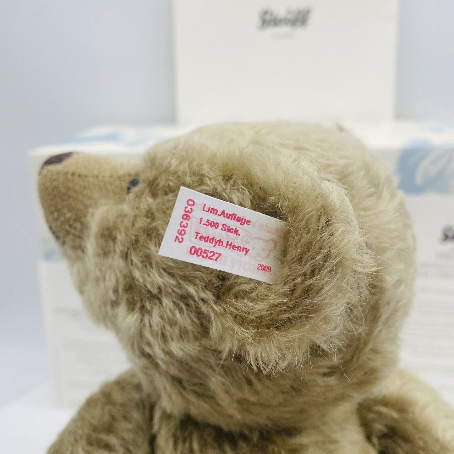 Steiff Teddybär Henry der nostalgische Bär 036392 limitiert 1500 aus 2009 38cm