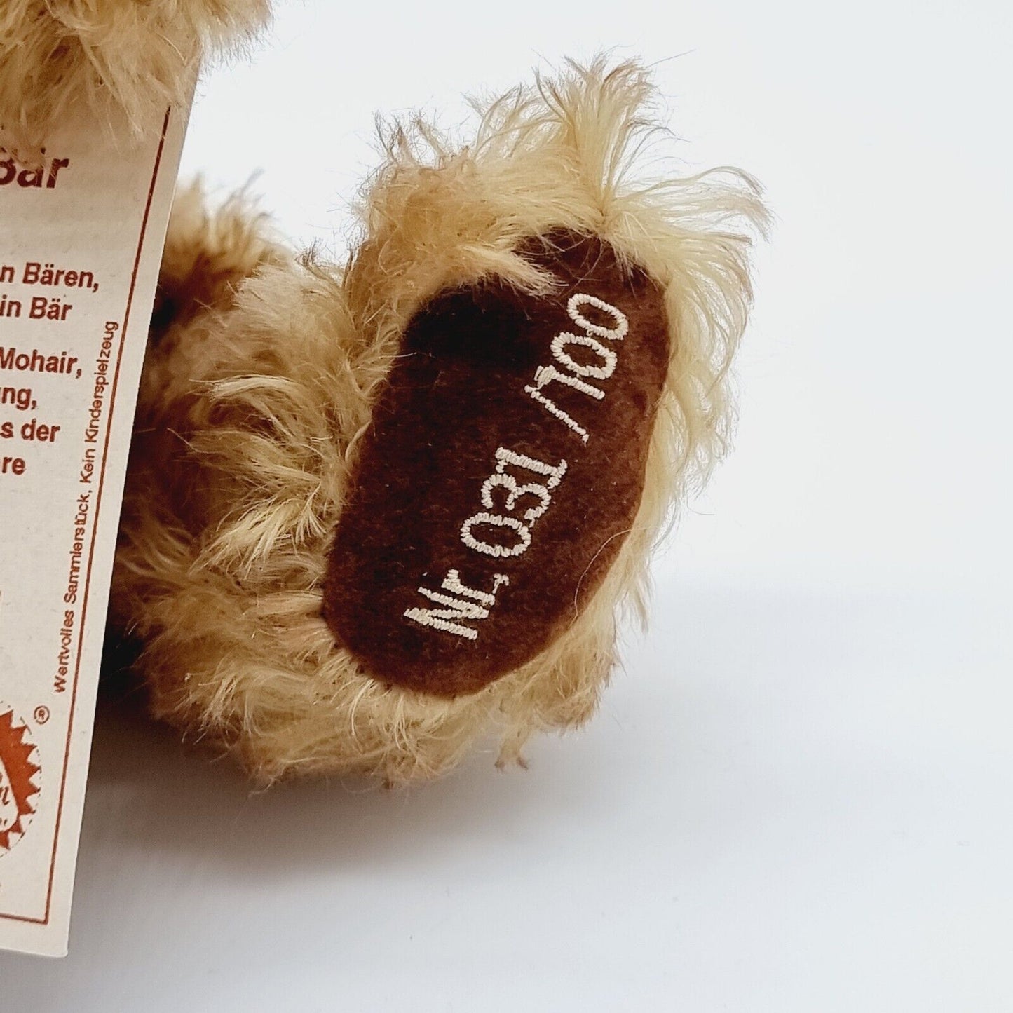 Hermann Coburg Teddybär Jahrhundertbär 8/20 26 cm limitiert auf 100 Stück