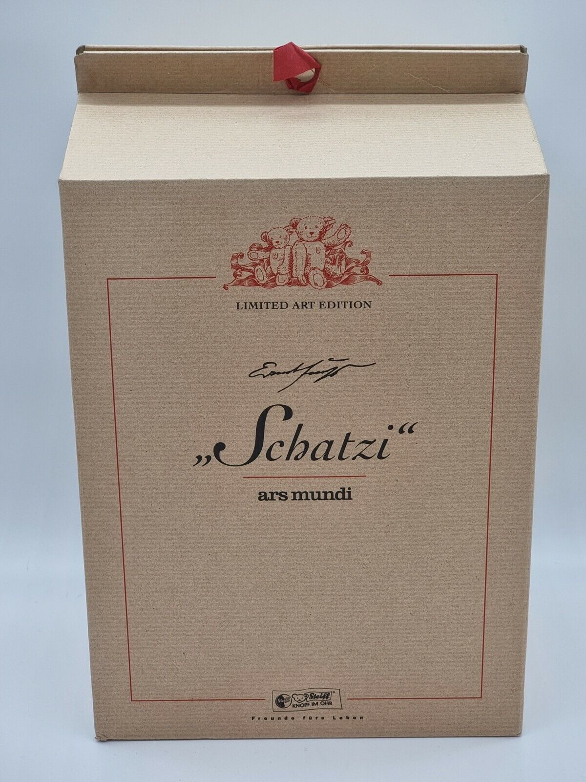 Steiff Teddybär Ernst Fuchs Schatzi Ars Mundi EAN 994609 Zertifikat OVP L.E.D