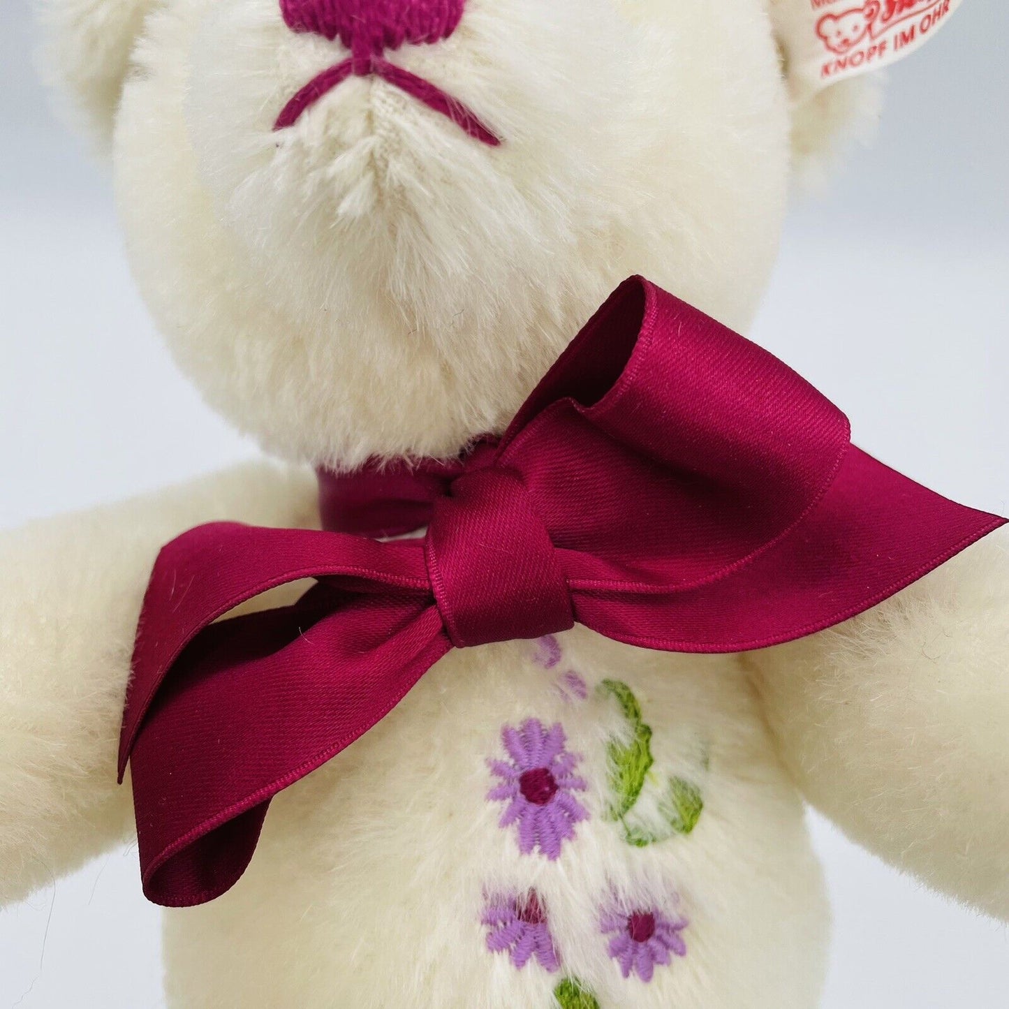 Steiff Teddybär Sommer 2009 656941 limitiert 2009 26cm Mohair mit Blüten