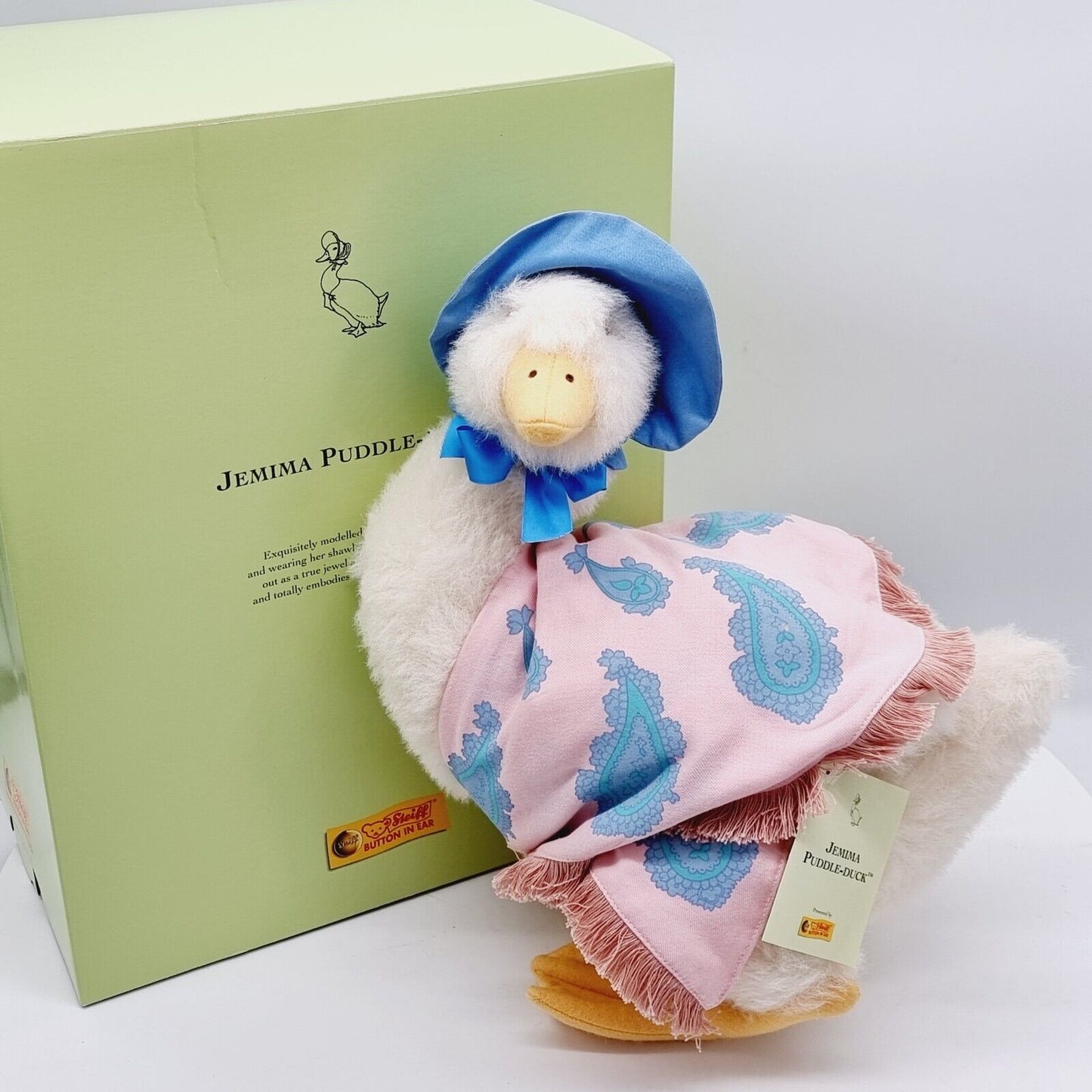 Steiff 653445 Beatrix Potter Jemima Puddle Duck limitiert 1500 38 cm