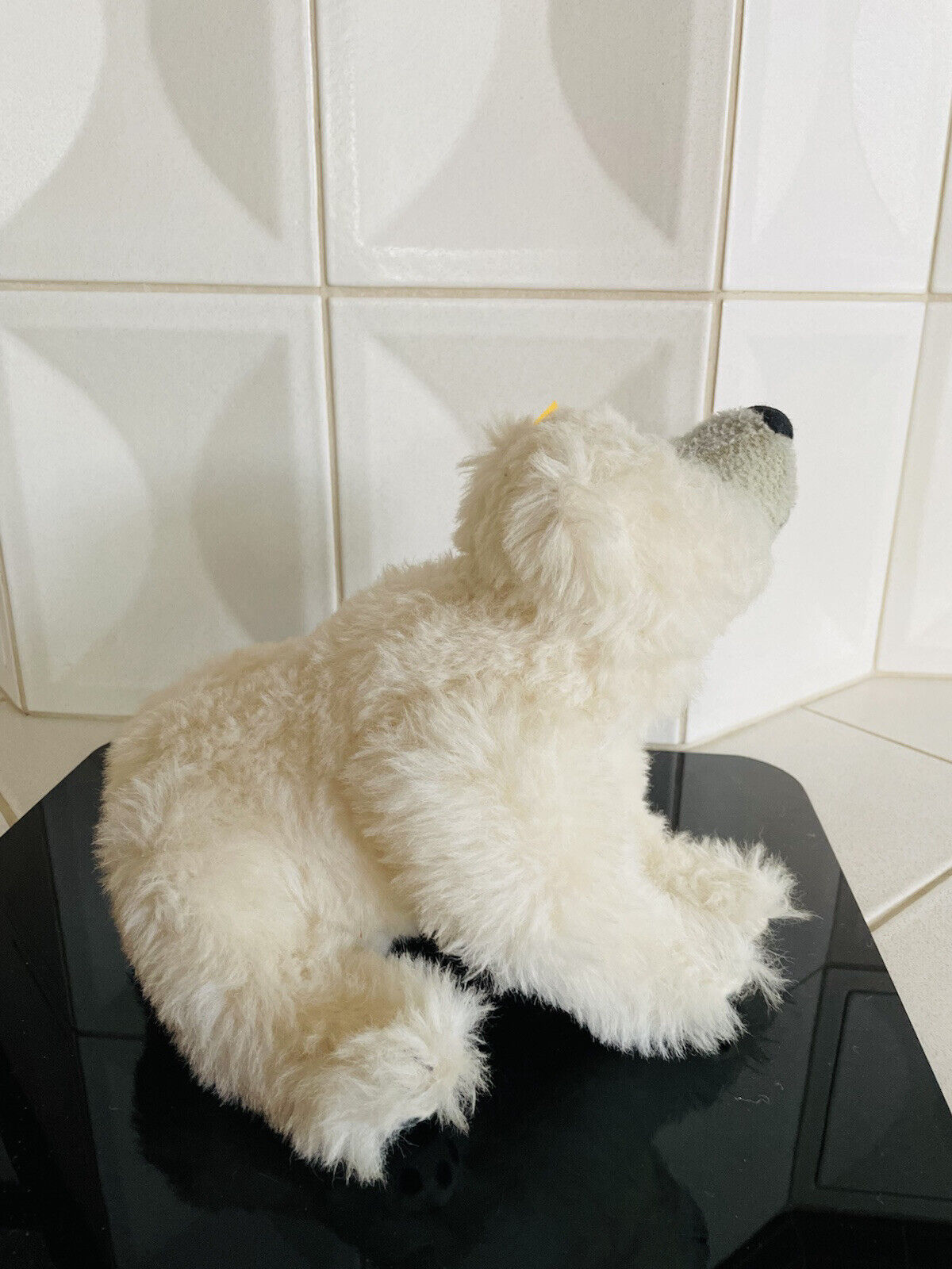 Steiff Original Rico Eisbär Plüsch inkl. Brustschild, Fahne und Knopf 040405