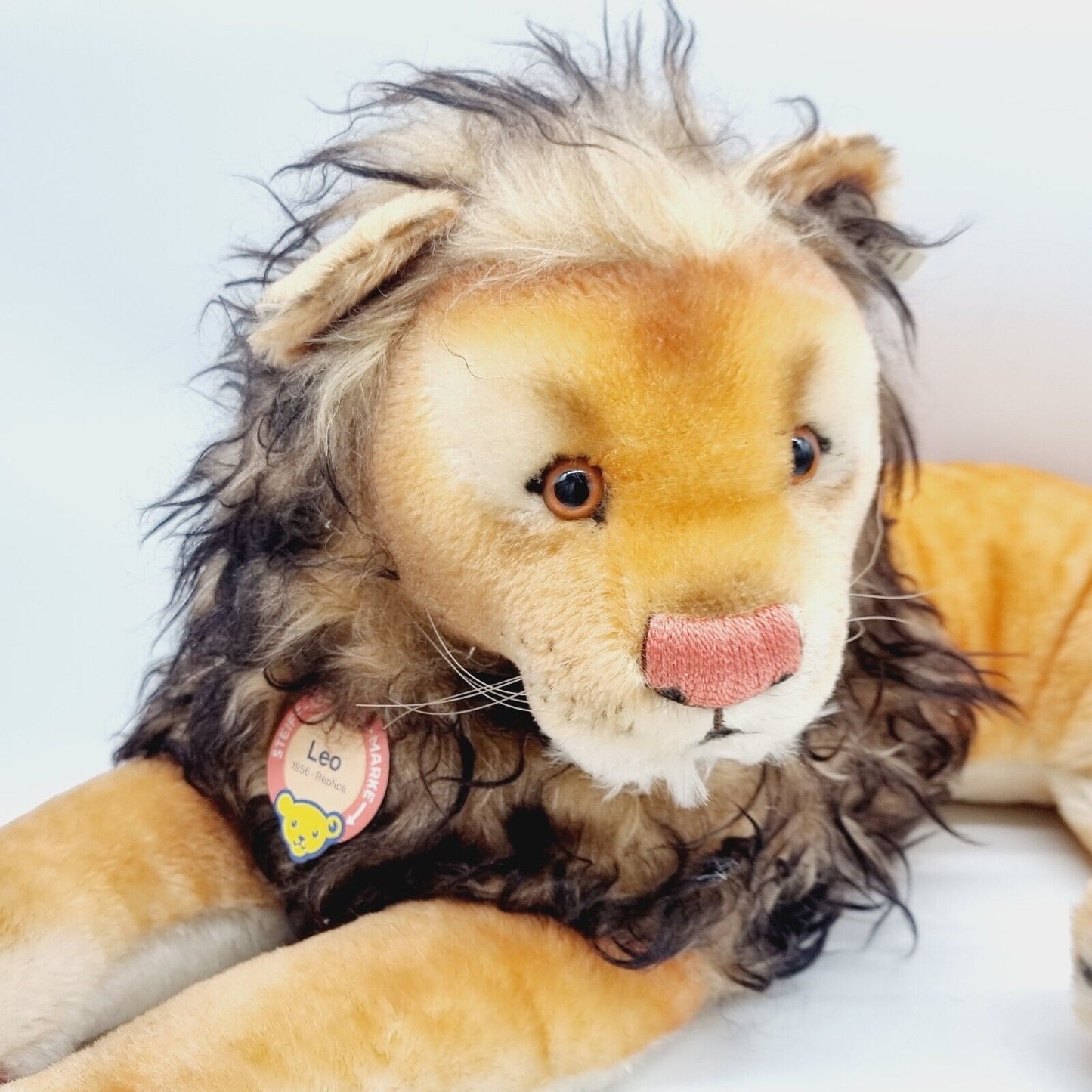Steiff 402463 LEO Löwe 50 cm Replica 1956 Jahr 1992 mit Etikett