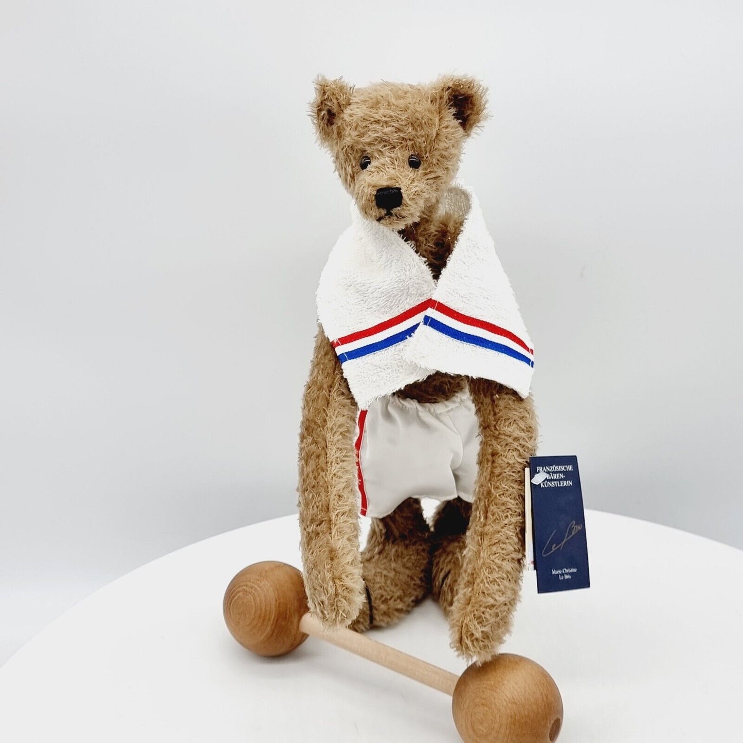 Hermann Teddy Original Teddybär Arnold der Athlet limitiert 800 35 cm Mohair