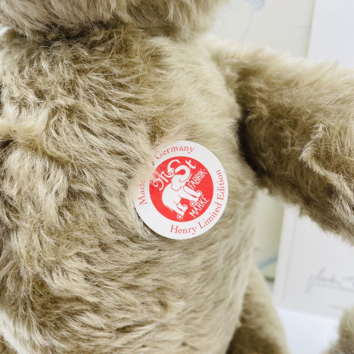 Steiff Teddybär Henry der nostalgische Bär 036392 limitiert 1500 aus 2009 38cm