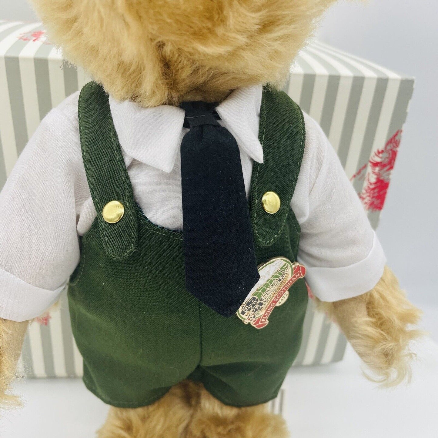 Steiff Danbury Mint Teddybär Always Flying Scotsman 664694 26cm Mohair