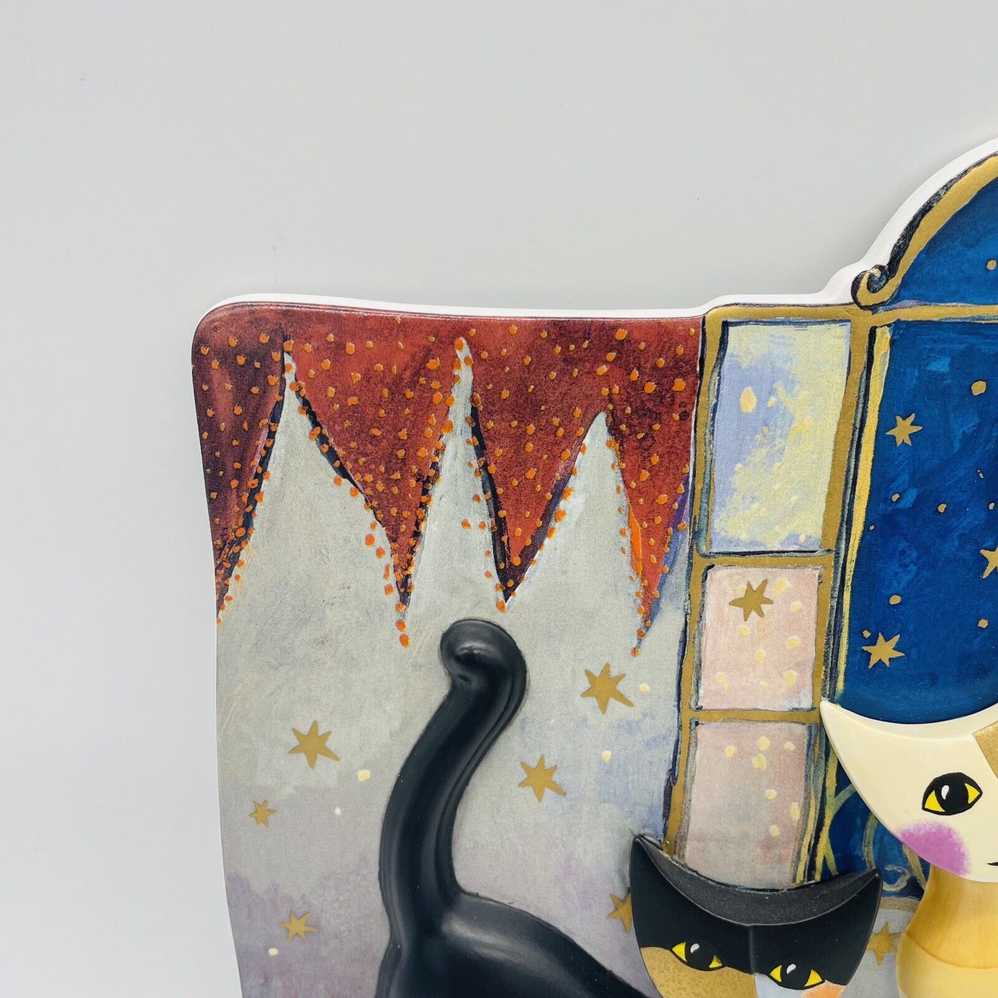Goebel Rosina Wachtmeister Wandbild Katzen mit Mond