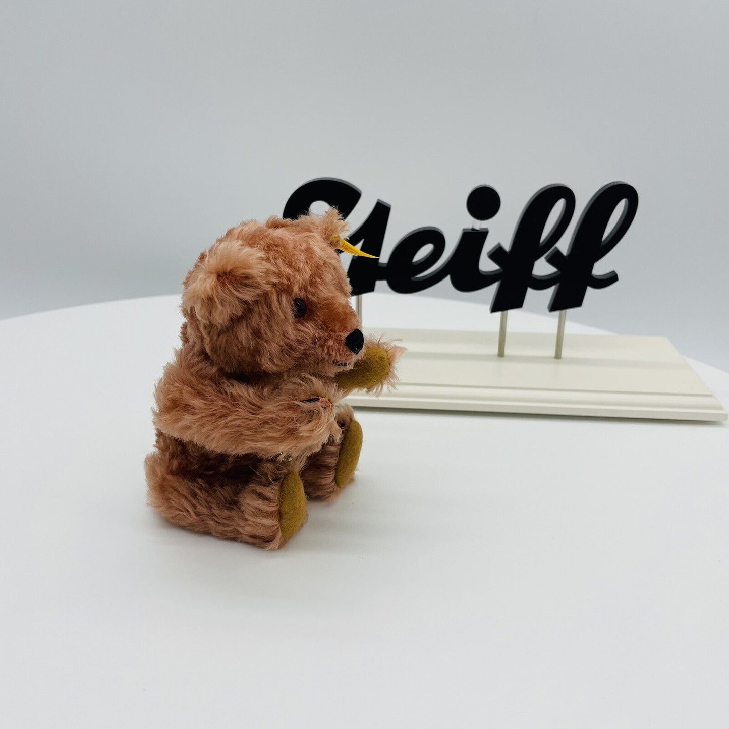 Steiff Teddybär Historische Miniatur mit Kompass 029608 16cm Mohair