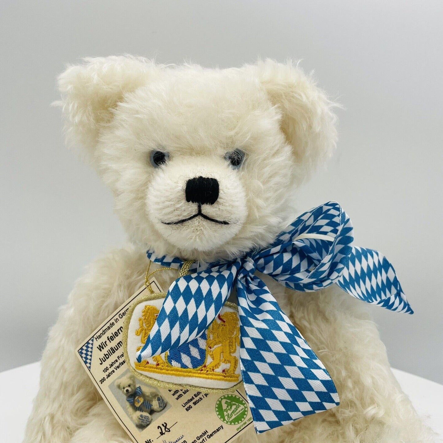 Hermann Coburg Teddybär Wir feiern Bayern limitiert 500 aus 2018 36cm