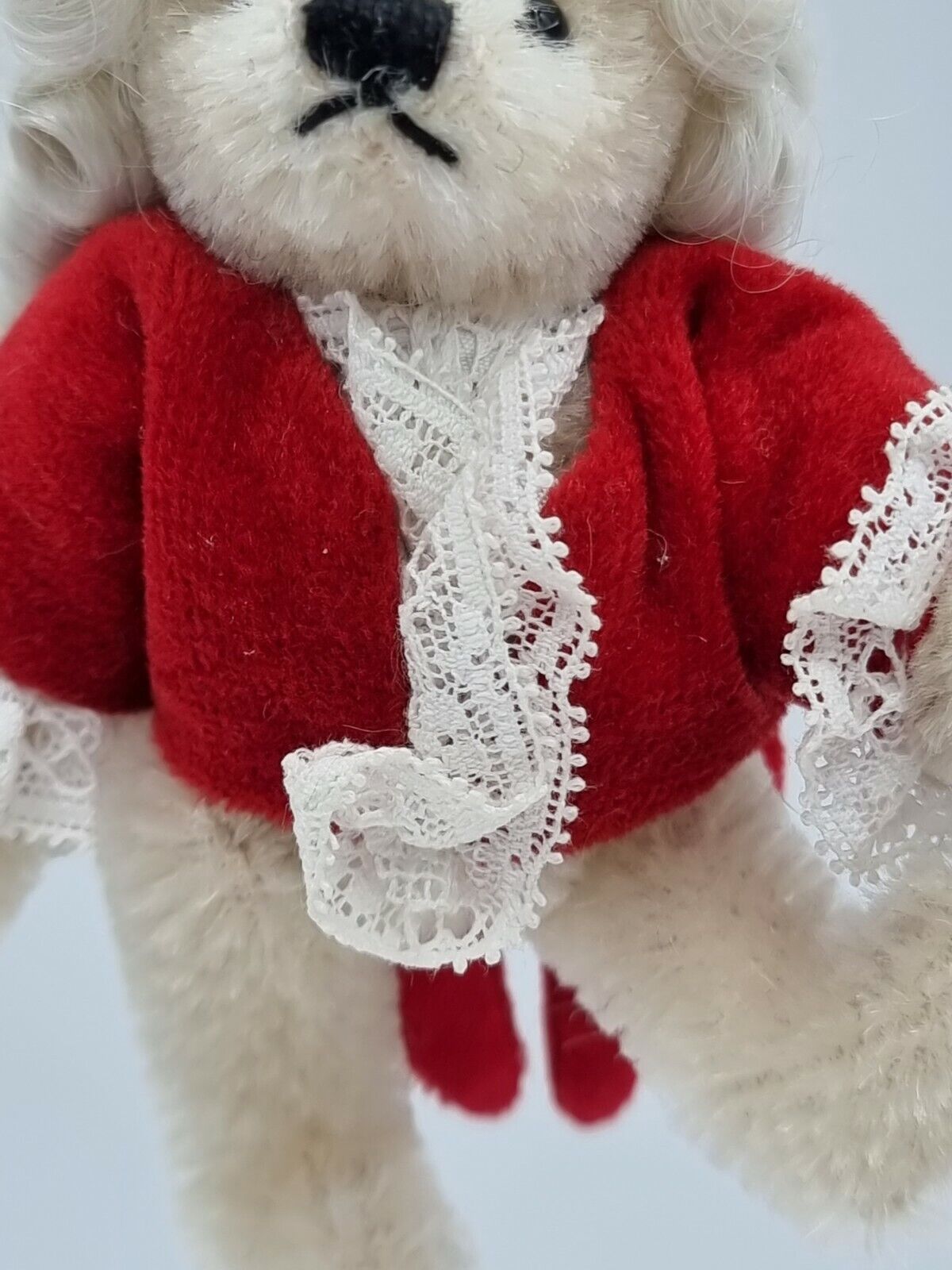 Steiff Teddybär Mozart Ornament 656392 9 cm Knopf Fahne limitiert auf 2006 Stk.