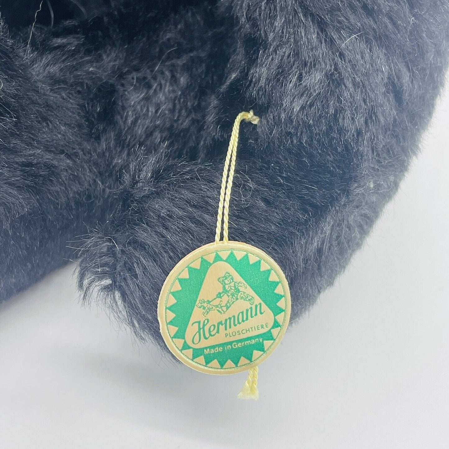 Hermann Coburg Teddybär Black Jack Werkmuster Nr. 000 41cm Mohair