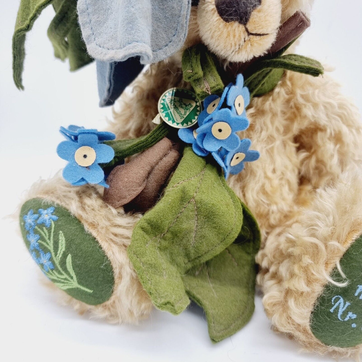 Hermann Coburg Teddybär Blumenkinder Vergissmeinnicht limitiert 500