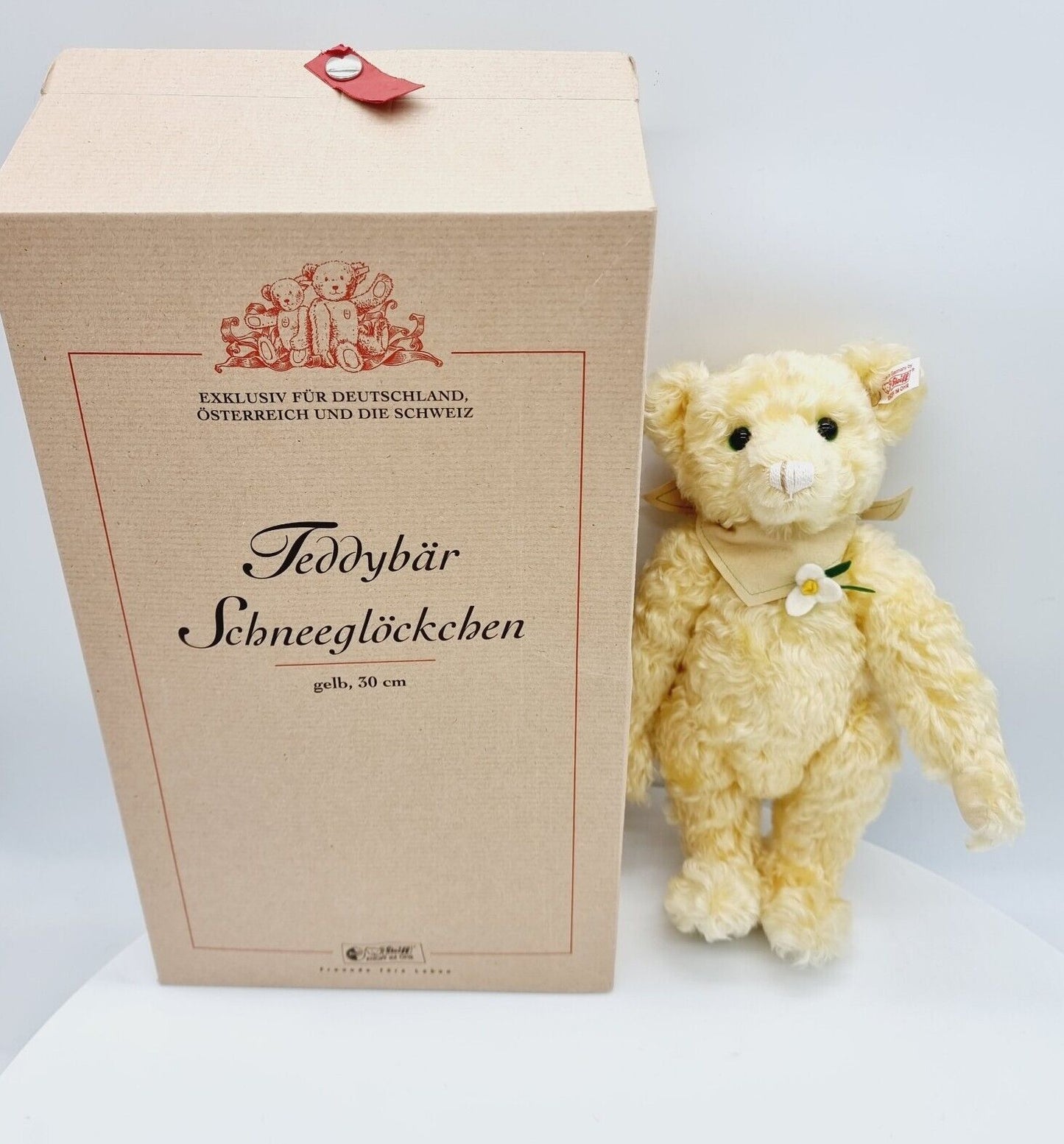 Steiff Teddybär Schneeglöckchen 661563 limitiert 2000 aus 2004 32cm Mohair