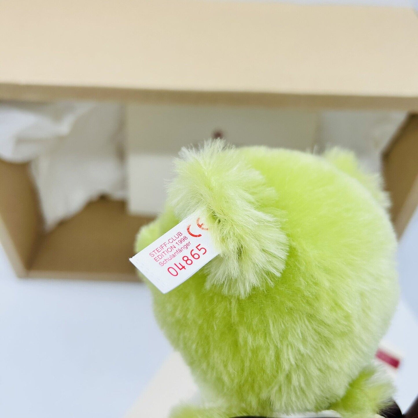 Steiff 420139 Teddybär Schulanfänger limitiert aus 1998 30 cm Mohair